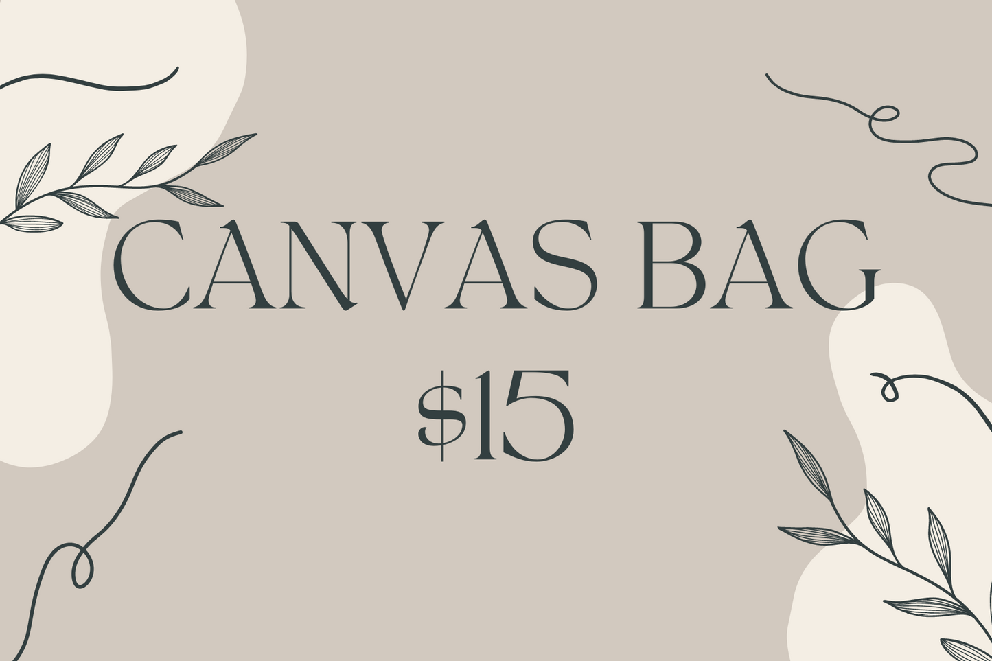 CANVAS TOTE BAG